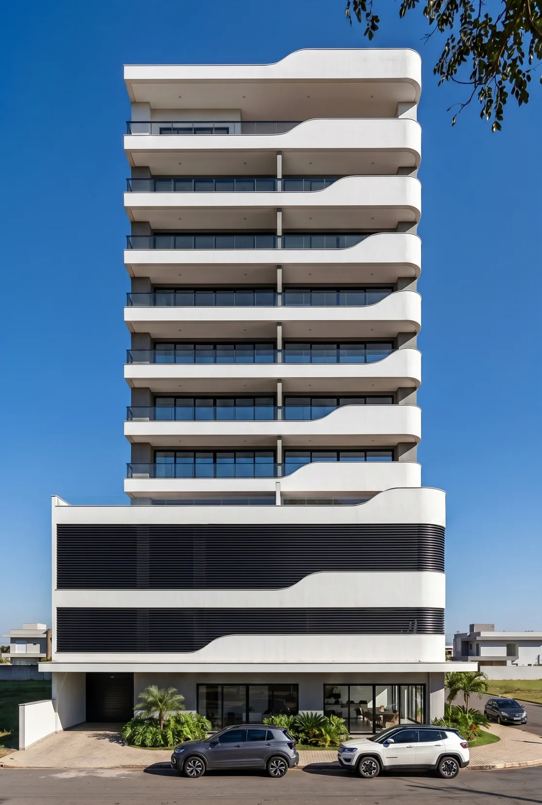 Residencial Amália: fachada do edifício